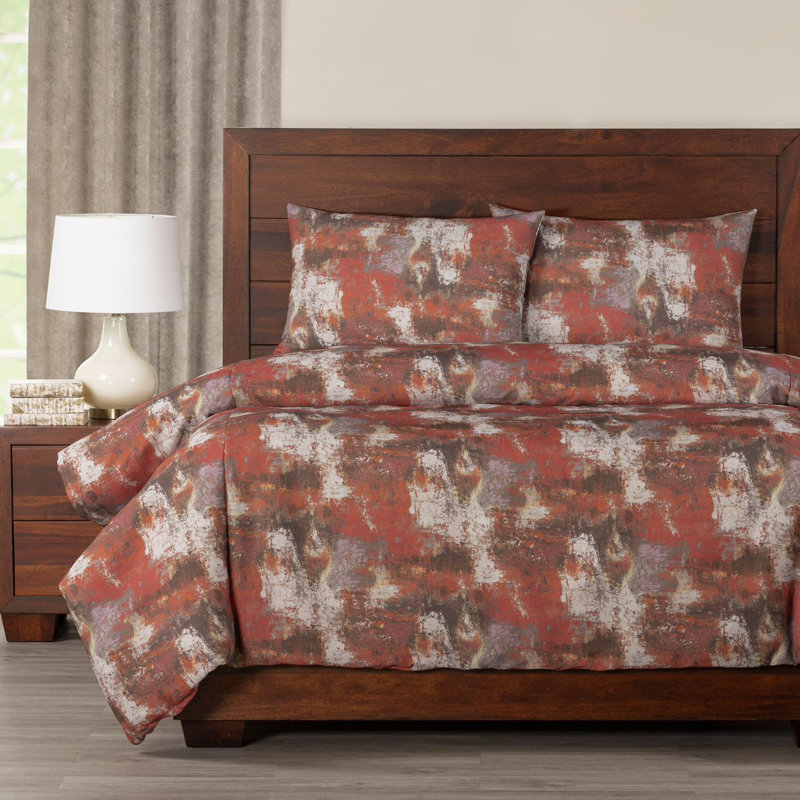 Albion Abstract Print Duvet Cover Set, Twin Duvet Cover + 1 Standard Sham