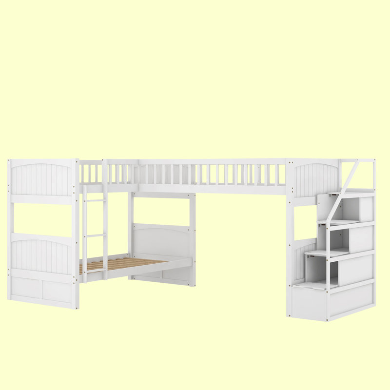 Erleena Kids Bunk Bed, White