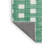 Machine Washable Checkered Green Area Rug-1980985923