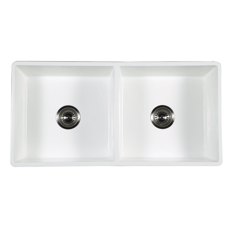 Arcticstone 36" x 18" Double Basin Farmhouse/Apron Kitchen Sink