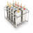 Oukaning 10Pcs Stainless Steel Ice Cream Stick Popsicle Mold 