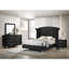 Commode Glam, commode rembourrée en tissu