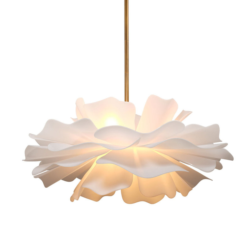 Zinnia Chandelier, Small, 43.5" H x 36" W x 36" D