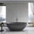 65.2 Inch Freestanding Solid Surface Soaking Bathtub For Bathroom-121564206