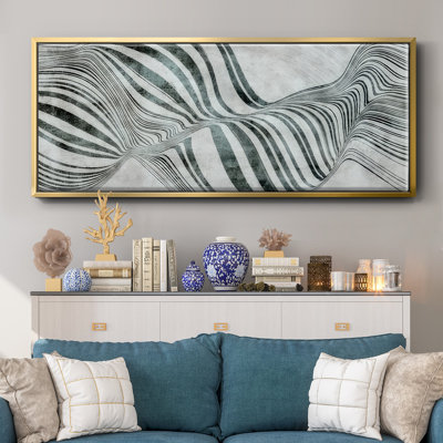 Forme de bulle - Framed Canvas