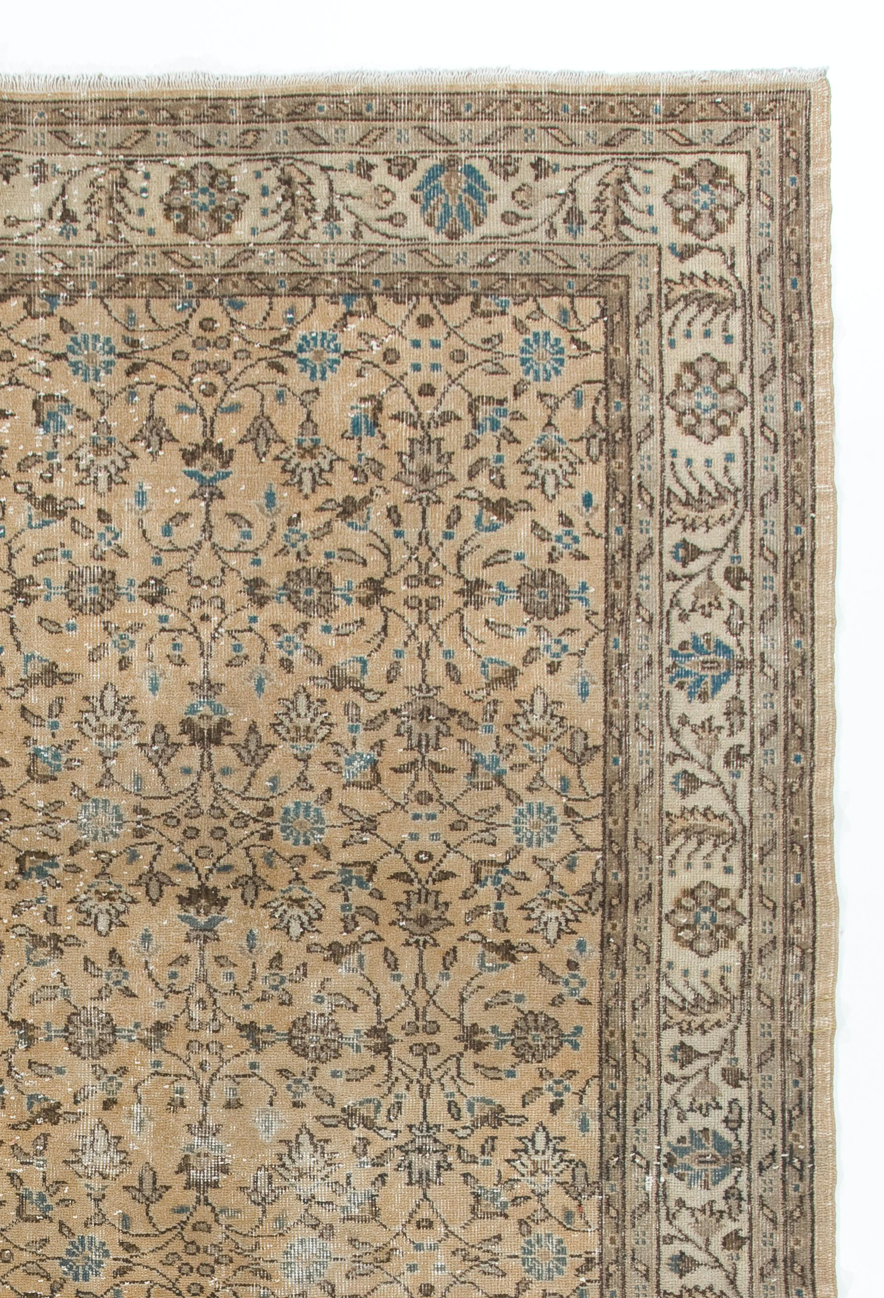 Large Antique Area Rug Bloomsbury Market Large Hand-Knotted Vintage Anatolian Wool Area Rug ...