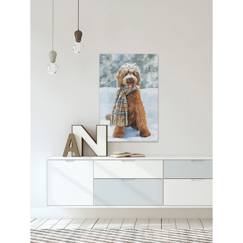 « winter ready », reproduction sur toile tendue, H 45 po x l 30 po x P 1,5 po