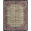Hand-Knotted High-Quality Gold and Red Area Rug