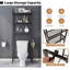 Rangement autoportant au-dessus de la toilette Nicolea-97807071