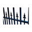 Barrière de portail en acier simple - ST. Style Louis-1672284268