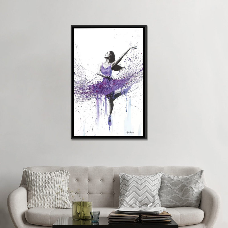 «You Bought Blueberries», art textuel sur toile, Toile avec cadre noir, H 48 po x l 32 po x P 1,5 po, Pas de tapis