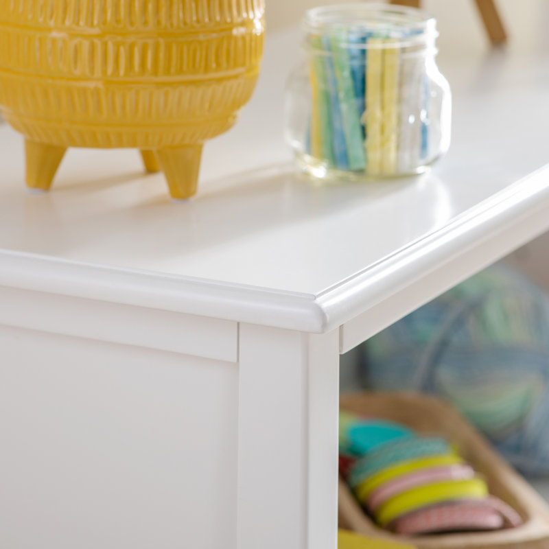 Taiga 2-Shelf Bookcase - White