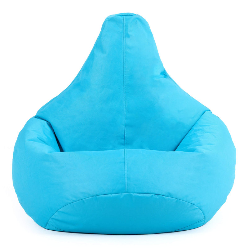 Kids Dalton Indoor-Outdoor Bean Bag, Aqua Blue
