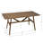 Dining Table With Solid Wood Legs-115247552