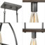 Lustre linéaire unique à 5 lumières