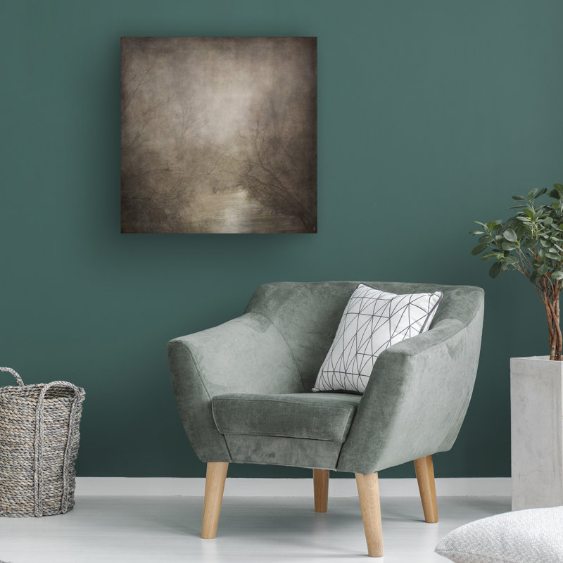Art mural sur toile tendue - art mural «Hidden Waters» de Jai Johnson pour le salon, la chambre à coucher ou le bureau - 14 x 14