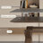 Sintered stone ash dining table set-109663807