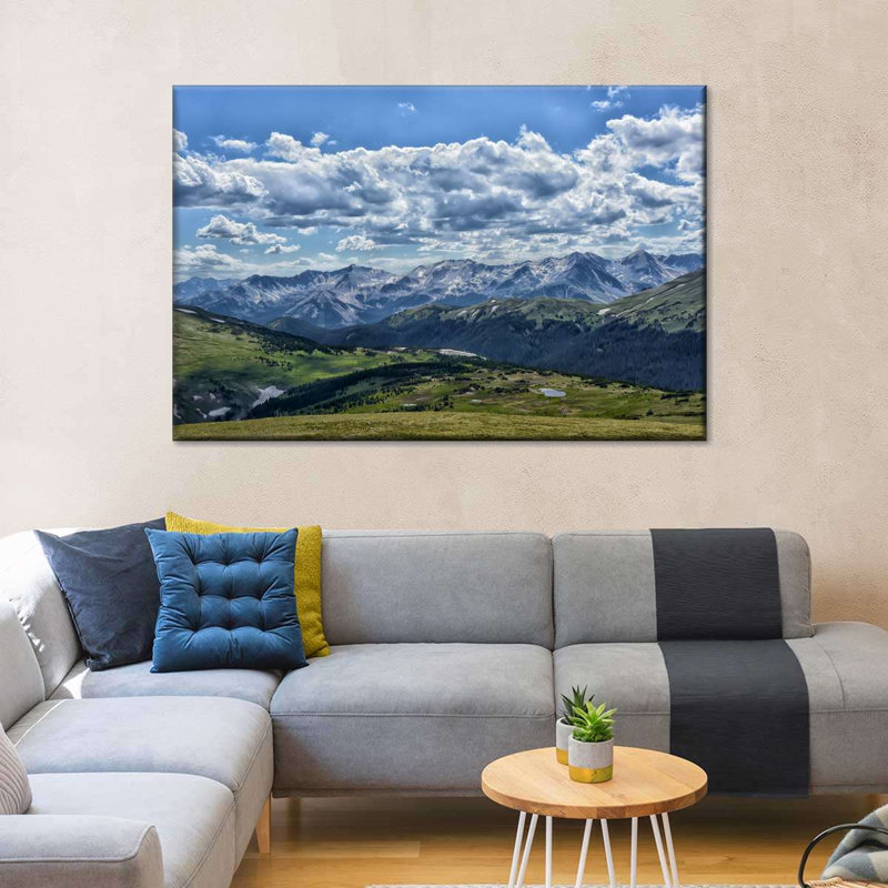 Colorado Rocky Mountain sur impression sur toile, H 30 po x l 45 po x P 1,25 po