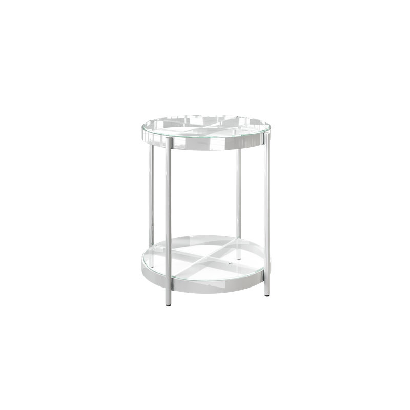 Ava-Jayne Glass Top End Table