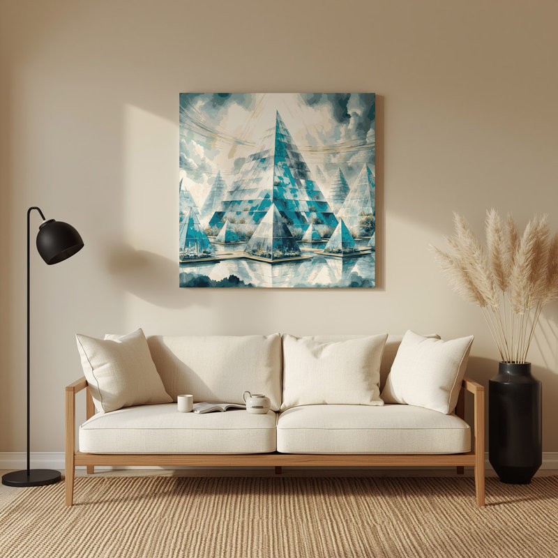 Art mural en métal Sci Fi, H 192 po x l 192 po x P 0,05 po