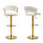Christal Swivel Upholstered Adjustable Height Counter Stool-688811034-699399534
