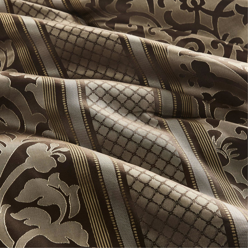 Full/queen Sized 6 Piece Bedding Comforter - , Pattern, Wash Pillows Full/queen, Material, Leaf Design, , Machine Throw