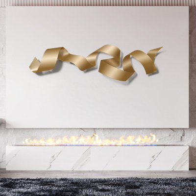 Sculpture murale Contemporary Wavy Stream