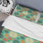 Ensemble de housse de couette en microfibre vert / brun 2 pièces-354796663