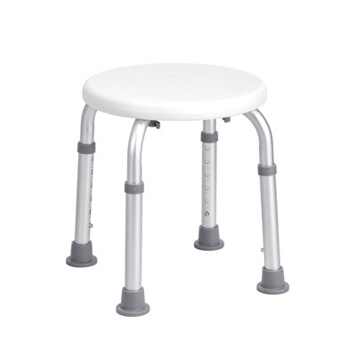 Chaise de douche pour douche intérieure, tabouret de douche à hauteur réglable, banc de siège de baignoire antidérapant pour personnes à mobilité réduite, capacité de 300 lb