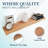 2 Pieces Acacia Solid Wood Live Edge Floating Shelves for Kitchen Wall Decor, Kitchen, Bathroom, Workspace, Teak look 36"x7.5"x1.5"-146168518-145456733