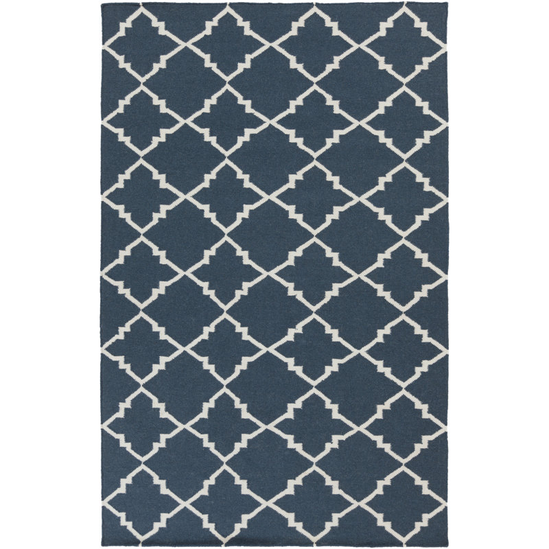 Kramer Wool Geometric Indoor Rug, Rectangle 8' x 11'