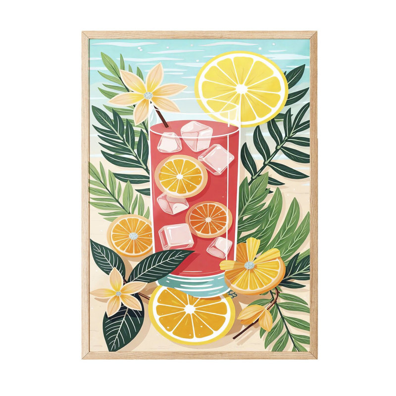 Peinture décorative encadrée