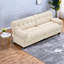 Deep Seat Sectionals, Wood Frame Modern Beige Loveseat For Home