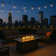 Aluminum & Iron Rectangular Propane Fire Pit Table With 55,000 Btu Output And Glass Guard