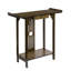Console de vestibule en bambou de 32 po avec tablette et tiroir de rangement pour le salon