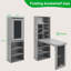 Bureau mural pliable peu encombrant avec rangement, tableau noir et tablettes pour le bureau personnel et les petits espaces （Table seulement）-133261503