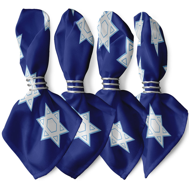 Labbhi Star Napkins, Blue