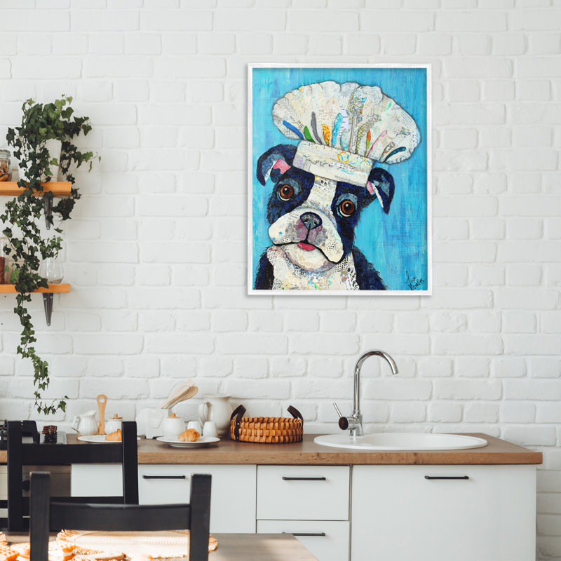 «Mix A Lot Chef Dog», estampe numérique, design par Lisa Morales, H 20 po x l 16 po