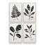 Ensemble de 4 botaniques noirs et blancs-1479030325-1479030323