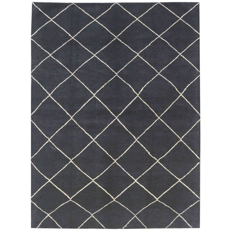 Geometric Hand Knotted 171cm X 244cm Area Rug