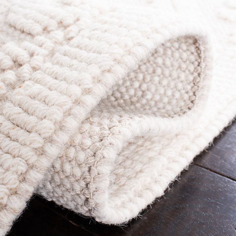 Tapis géométrique en laine tissé à la main Kelty, Rectangle 6 pi x 9 pi