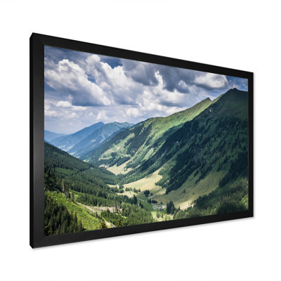 Mountains Landscape Ii - Photographie sur toile avec cadre photo