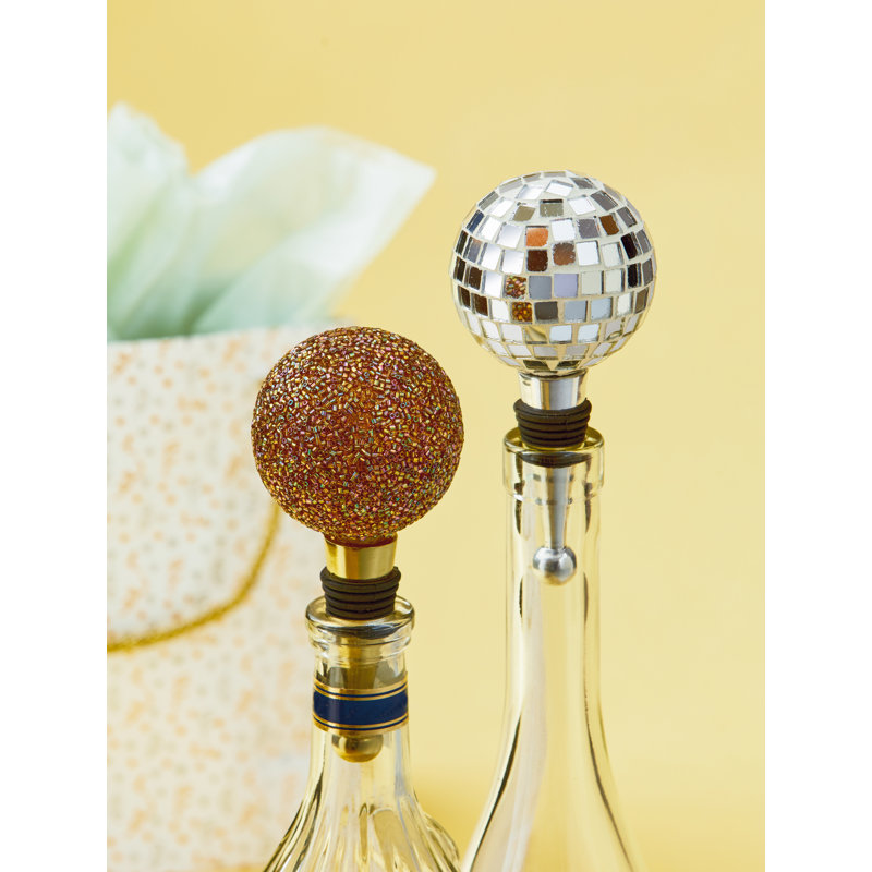 Glitz Bottle Stopper Bronze Glass Everyday