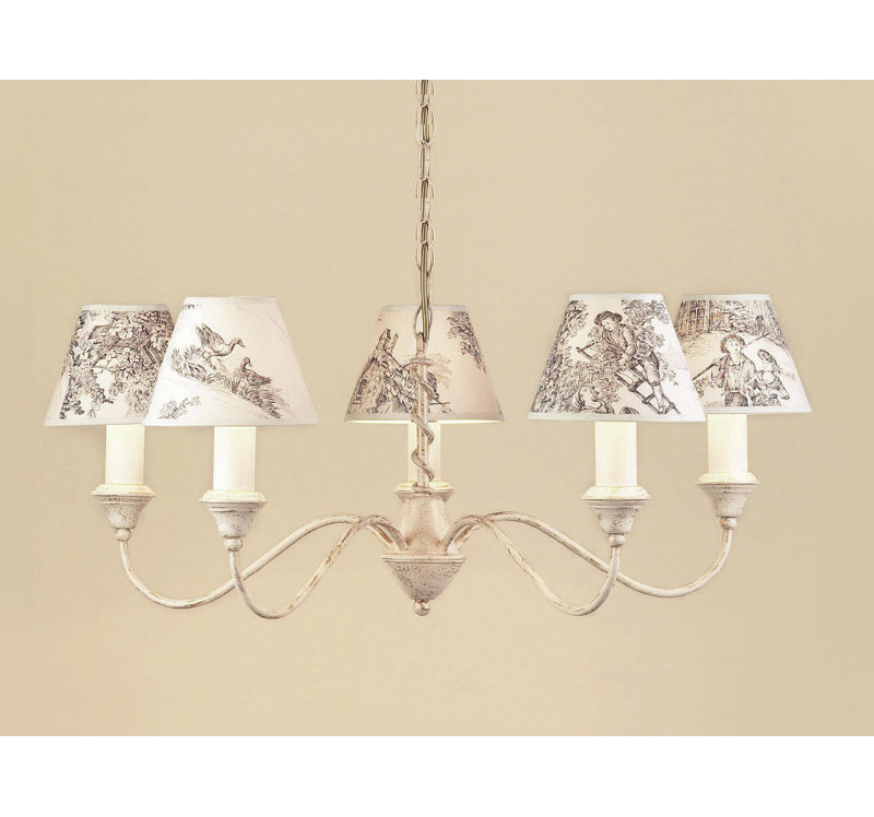 Ilyes 5 - Light Shaded Chandelier