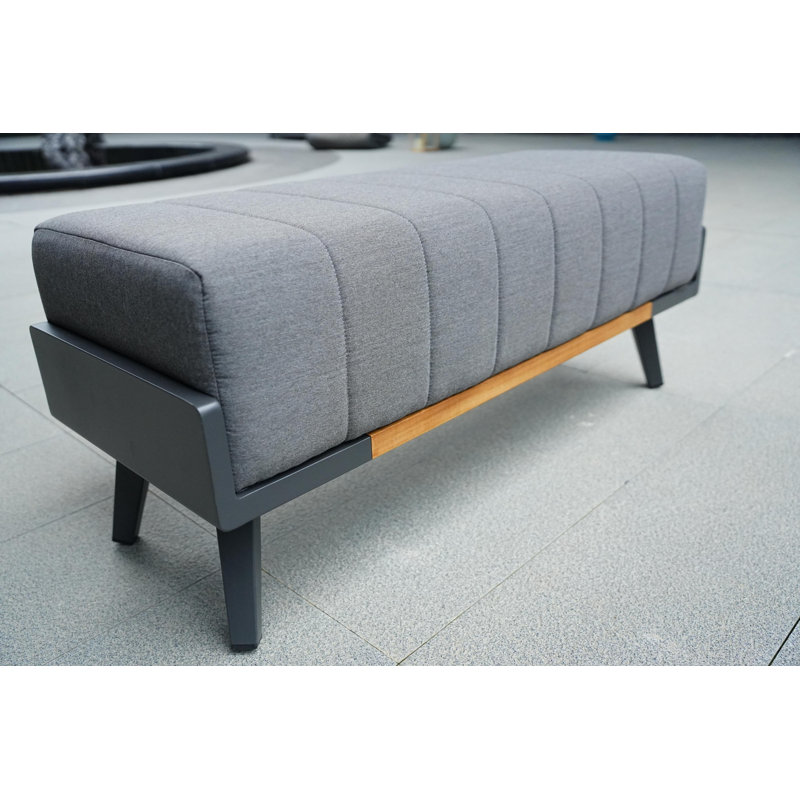 9 - Person Patio Conversation Set with Cushions, Teak