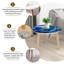 Ensemble de 2 tables basses gigognes Triangle