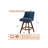 Upholstered Counter Height Swivel Bar Stools Thick Padded (Set of 2)-1882405236