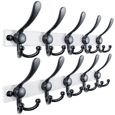 17-Inch Wall-Mounted Clothes Rack (Set of 2)