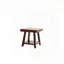Table de bout moderne avec tablette ouverte - finition noyer