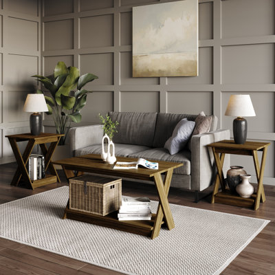 Emporia 3 Piece Coffee Table Set